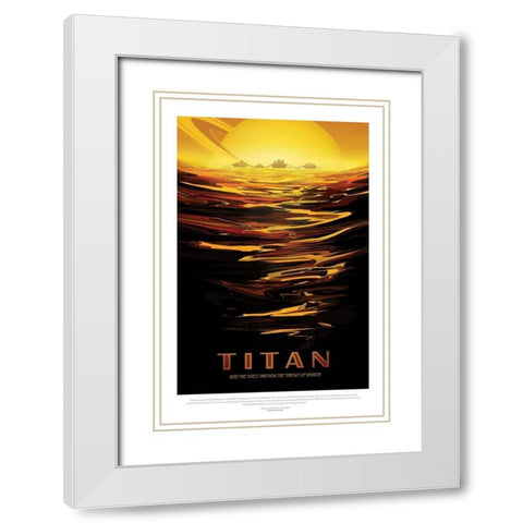 Ride The Tides White Modern Wood Framed Art Print with Double Matting by JPL