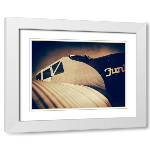 Cock Pit I White Modern Wood Framed Art Print with Double Matting by Slemp, John