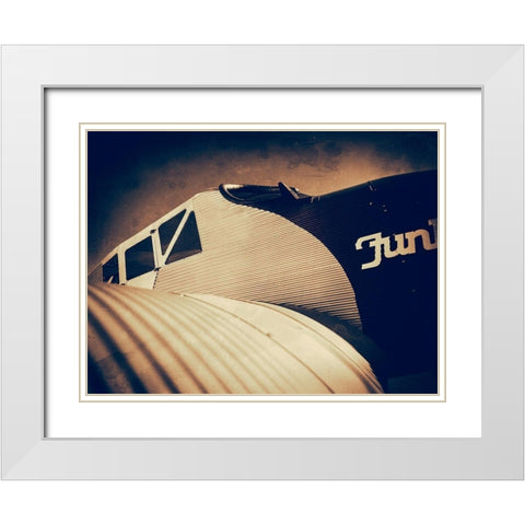 Cock Pit I White Modern Wood Framed Art Print with Double Matting by Slemp, John