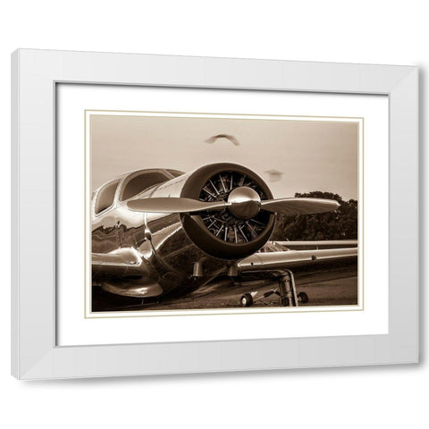Silver Bullet White Modern Wood Framed Art Print with Double Matting by Slemp, John