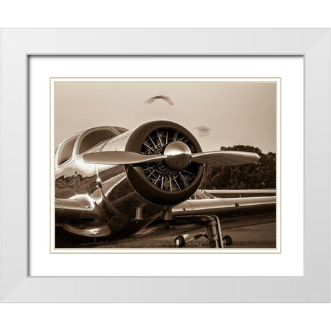 Silver Bullet White Modern Wood Framed Art Print with Double Matting by Slemp, John