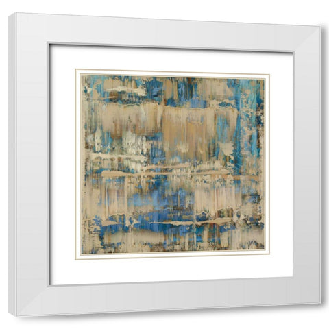 In Depth White Modern Wood Framed Art Print with Double Matting by Turner, Justin