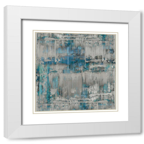 Above and Beyond White Modern Wood Framed Art Print with Double Matting by Turner, Justin