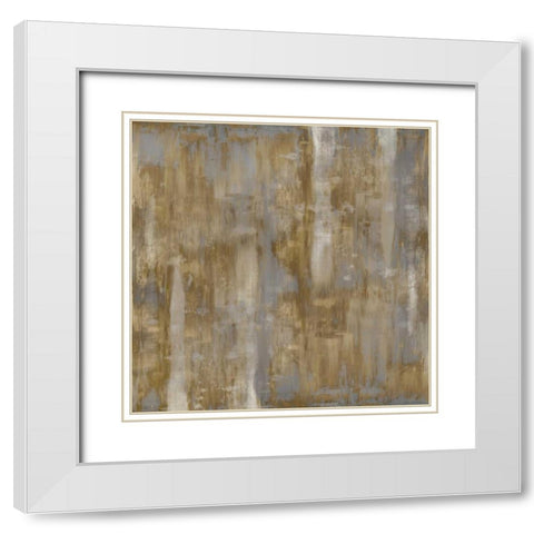 Suble Variations White Modern Wood Framed Art Print with Double Matting by Turner, Justin