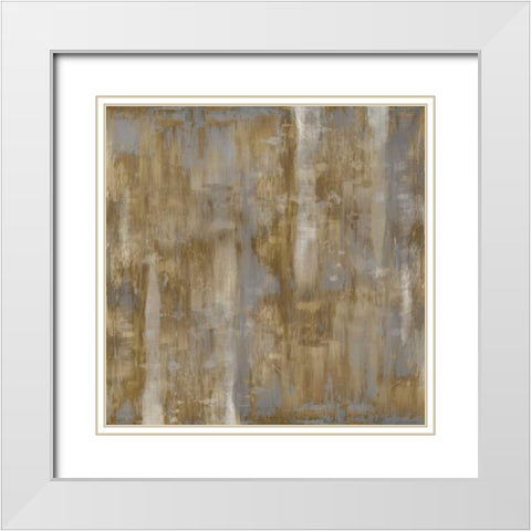 Suble Variations White Modern Wood Framed Art Print with Double Matting by Turner, Justin