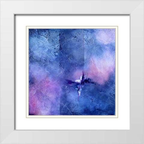 At the Crossing White Modern Wood Framed Art Print with Double Matting by Abbott, Kimberly