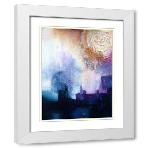 Dreams Found White Modern Wood Framed Art Print with Double Matting by Abbott, Kimberly
