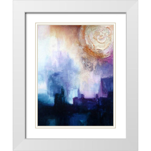 Dreams Found White Modern Wood Framed Art Print with Double Matting by Abbott, Kimberly