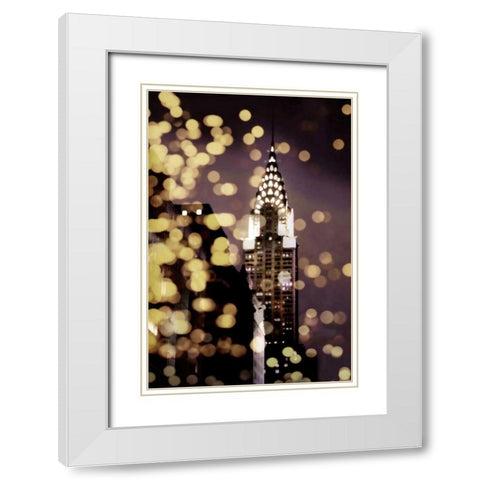 Icon-NYC White Modern Wood Framed Art Print with Double Matting by Carrigan, Kate