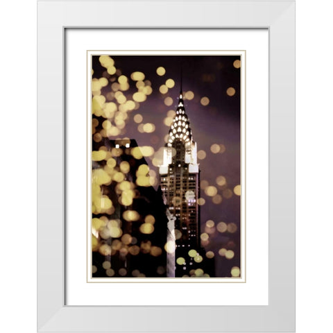 Icon-NYC White Modern Wood Framed Art Print with Double Matting by Carrigan, Kate