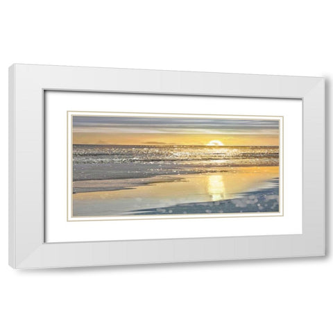 That Sunset Moment White Modern Wood Framed Art Print with Double Matting by Carrigan, Kate