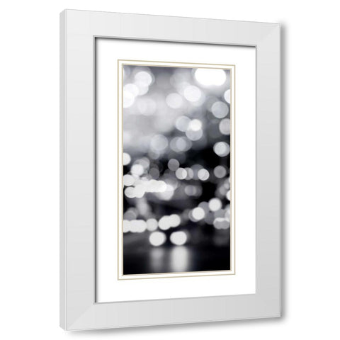 Here Comes the Night Triptych II White Modern Wood Framed Art Print with Double Matting by Carrigan, Kate