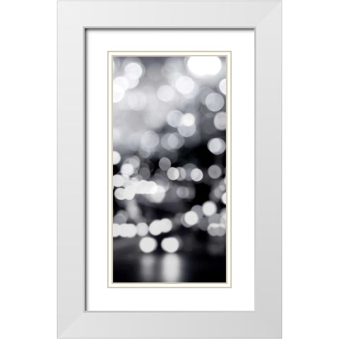 Here Comes the Night Triptych II White Modern Wood Framed Art Print with Double Matting by Carrigan, Kate