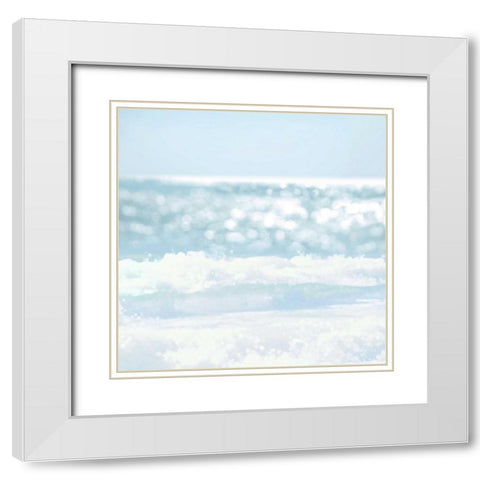 Serene Reflection II White Modern Wood Framed Art Print with Double Matting by Carrigan, Kate