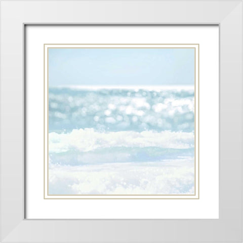 Serene Reflection II White Modern Wood Framed Art Print with Double Matting by Carrigan, Kate