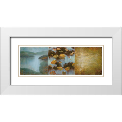 Peaceful Places II White Modern Wood Framed Art Print with Double Matting by Douglas, Kelly