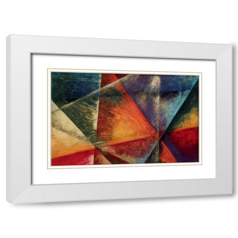 Sara I White Modern Wood Framed Art Print with Double Matting by Roberts, Kati