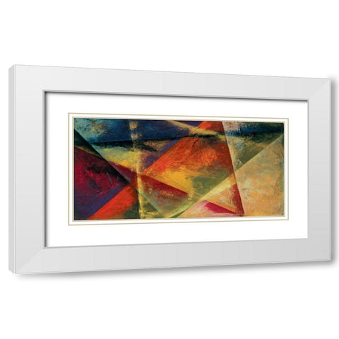 Sara II White Modern Wood Framed Art Print with Double Matting by Roberts, Kati