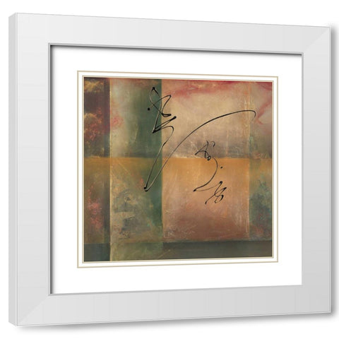 Scorpio Rising I White Modern Wood Framed Art Print with Double Matting by Roberts, Kati