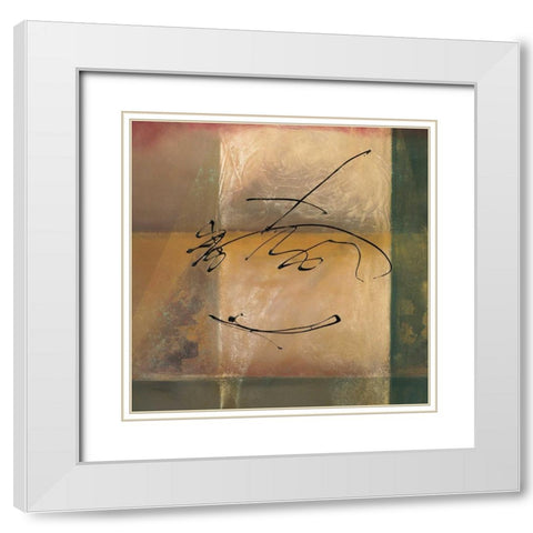 Scorpio Rising II White Modern Wood Framed Art Print with Double Matting by Roberts, Kati