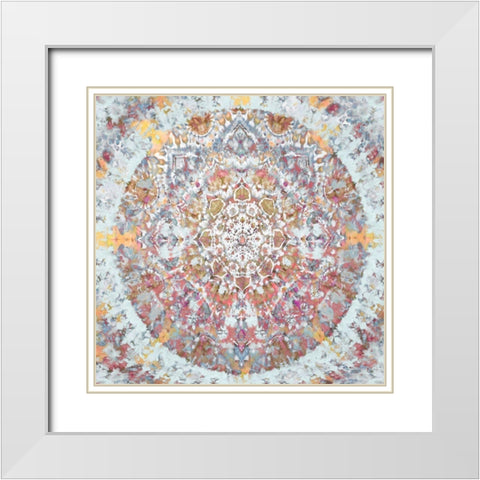 Tapestry Dream I White Modern Wood Framed Art Print with Double Matting by Kearns, Molly