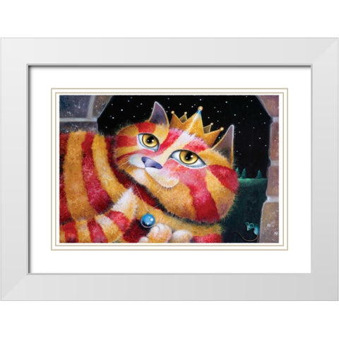 A Kings Dream White Modern Wood Framed Art Print with Double Matting by Seeley, Laura