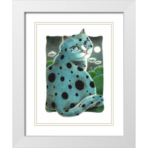 A New Horizon White Modern Wood Framed Art Print with Double Matting by Seeley, Laura