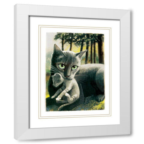 Brandy New Day White Modern Wood Framed Art Print with Double Matting by Seeley, Laura