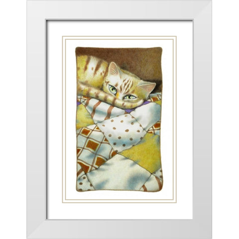 Daydreams White Modern Wood Framed Art Print with Double Matting by Seeley, Laura