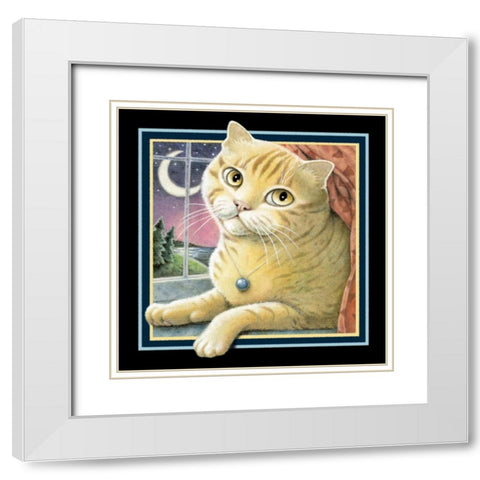 Good as Gold (Black) White Modern Wood Framed Art Print with Double Matting by Seeley, Laura