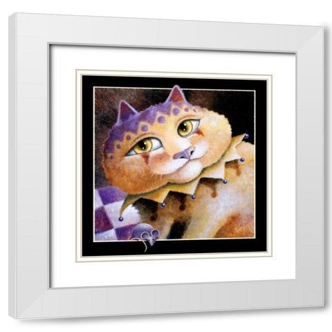 Graduation White Modern Wood Framed Art Print with Double Matting by Seeley, Laura