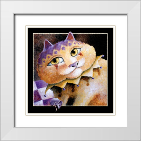 Graduation White Modern Wood Framed Art Print with Double Matting by Seeley, Laura