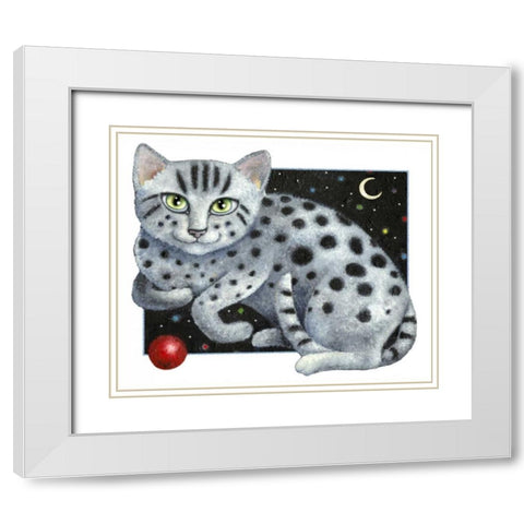 Heavenly Bodies White Modern Wood Framed Art Print with Double Matting by Seeley, Laura