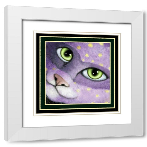 Masquerade Ball (Detail) White Modern Wood Framed Art Print with Double Matting by Seeley, Laura