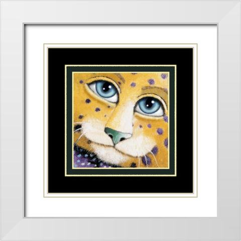On Safari -The Cook (Detail) White Modern Wood Framed Art Print with Double Matting by Seeley, Laura