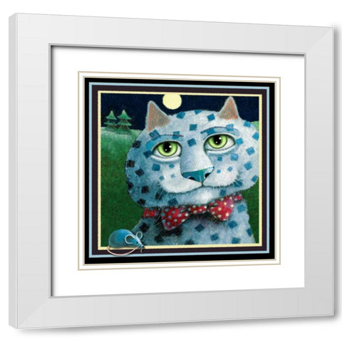 On Safari -The Photographer White Modern Wood Framed Art Print with Double Matting by Seeley, Laura