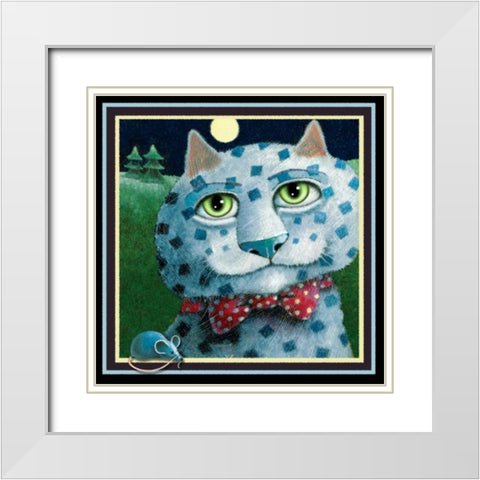 On Safari -The Photographer White Modern Wood Framed Art Print with Double Matting by Seeley, Laura