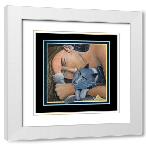 To the Nines (Detail) White Modern Wood Framed Art Print with Double Matting by Seeley, Laura