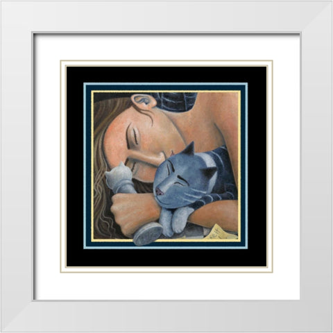 To the Nines (Detail) White Modern Wood Framed Art Print with Double Matting by Seeley, Laura