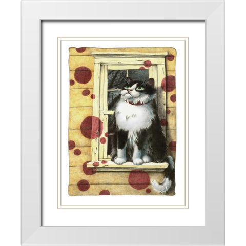 Possibilities White Modern Wood Framed Art Print with Double Matting by Seeley, Laura