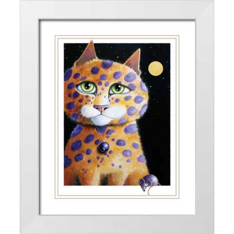 Wishes Do Come True (with Mous White Modern Wood Framed Art Print with Double Matting by Seeley, Laura