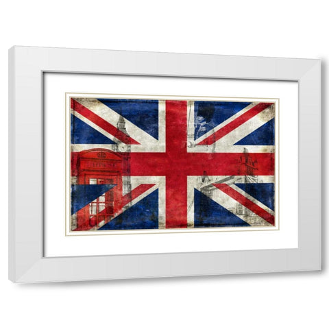 The English Way White Modern Wood Framed Art Print with Double Matting by Wilson, Luke