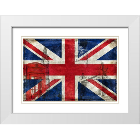 The English Way White Modern Wood Framed Art Print with Double Matting by Wilson, Luke