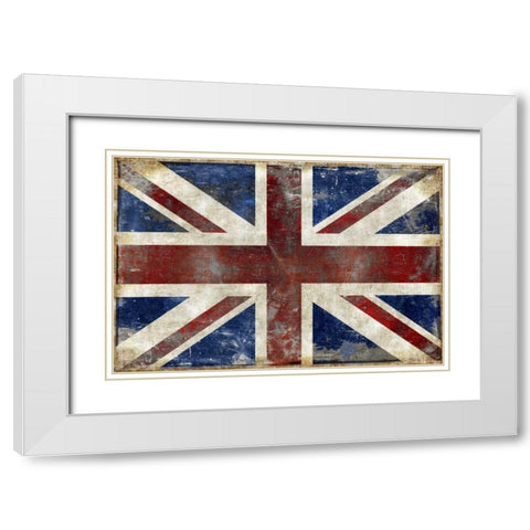England White Modern Wood Framed Art Print with Double Matting by Wilson, Luke