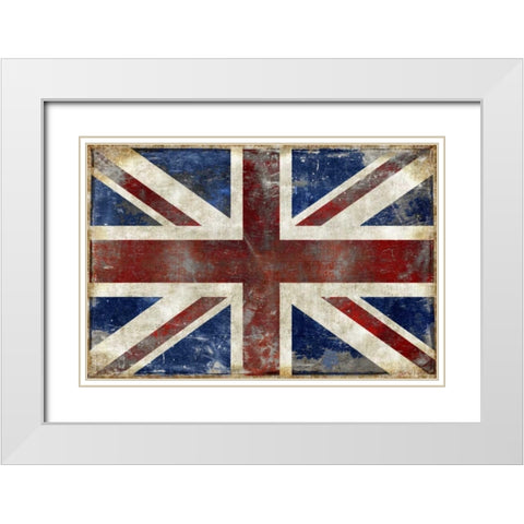 England White Modern Wood Framed Art Print with Double Matting by Wilson, Luke
