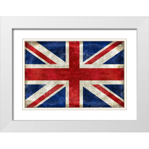 United Kingdom White Modern Wood Framed Art Print with Double Matting by Wilson, Luke