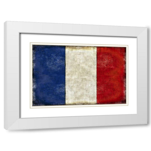 Francaise White Modern Wood Framed Art Print with Double Matting by Wilson, Luke