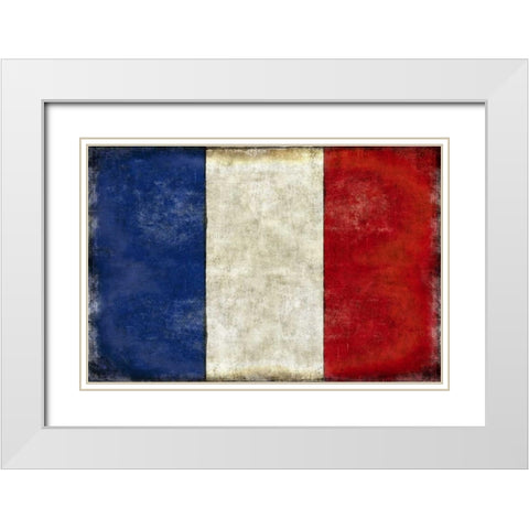 Francaise White Modern Wood Framed Art Print with Double Matting by Wilson, Luke