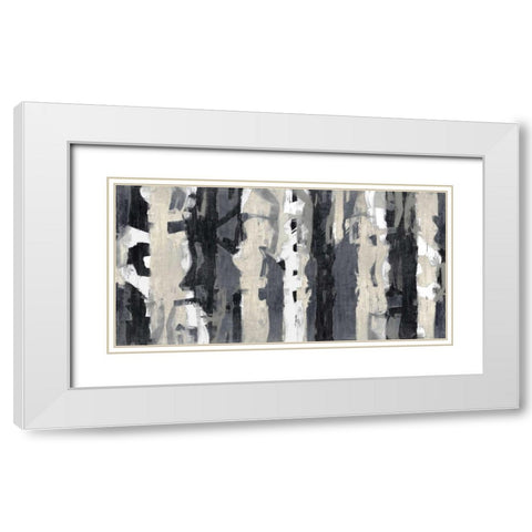 Crossroads White Modern Wood Framed Art Print with Double Matting by Hansen, Max