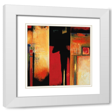 The Divide II White Modern Wood Framed Art Print with Double Matting by Hansen, Max
